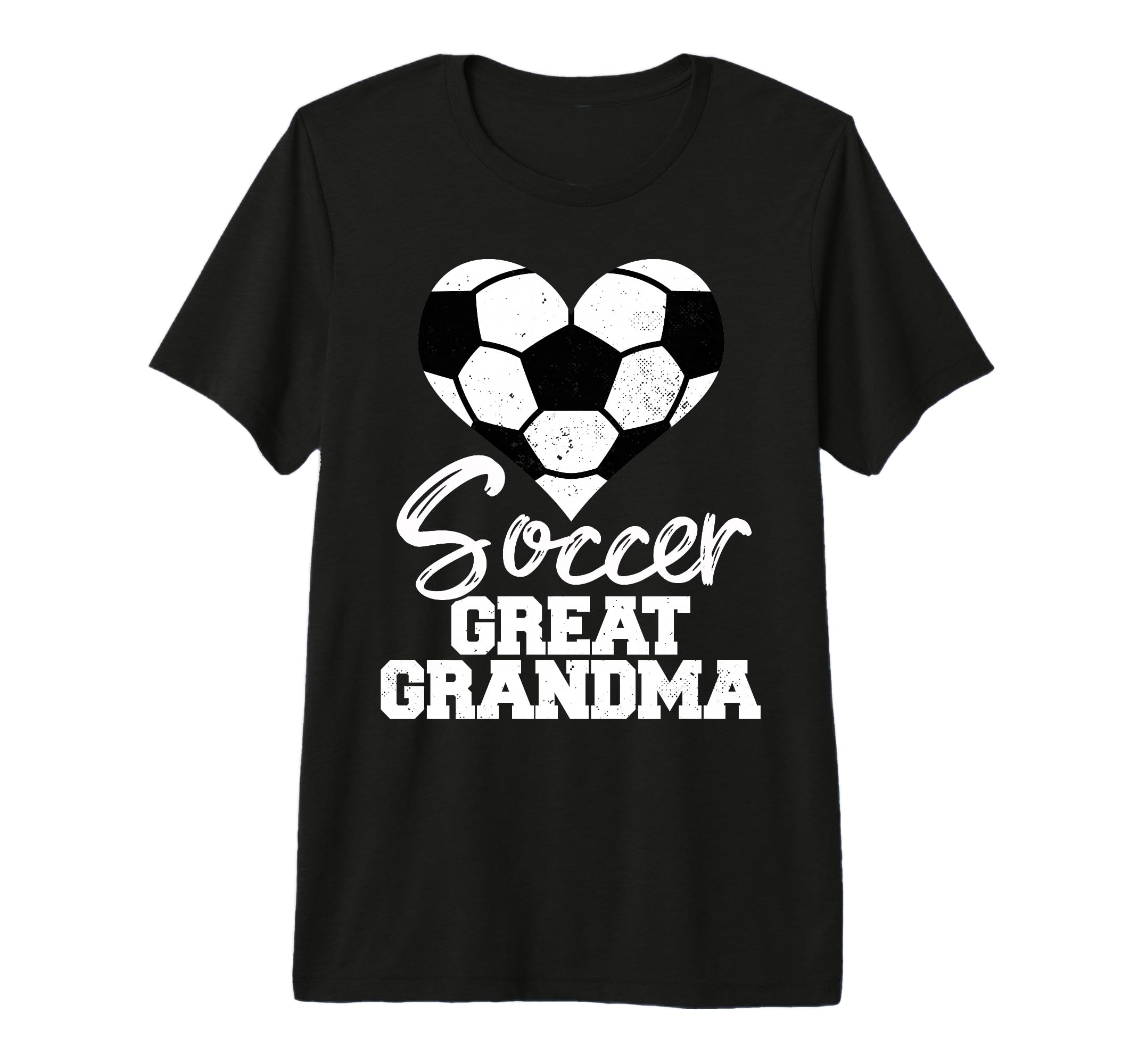 Soccer Great Grandma Heart Funny Heartfelt T-Shirt - Trendy Graphic Unisex