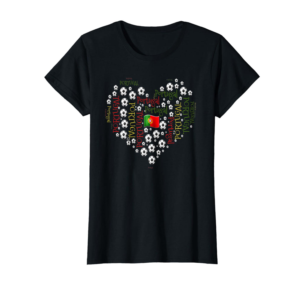 Portuguese Heart Soccer T-Shirt - Streetwear Style Men Women