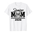 Groovy Senior Mom Soccer Class 2026 T-Shirt - Fun Novelty Design Men Women
