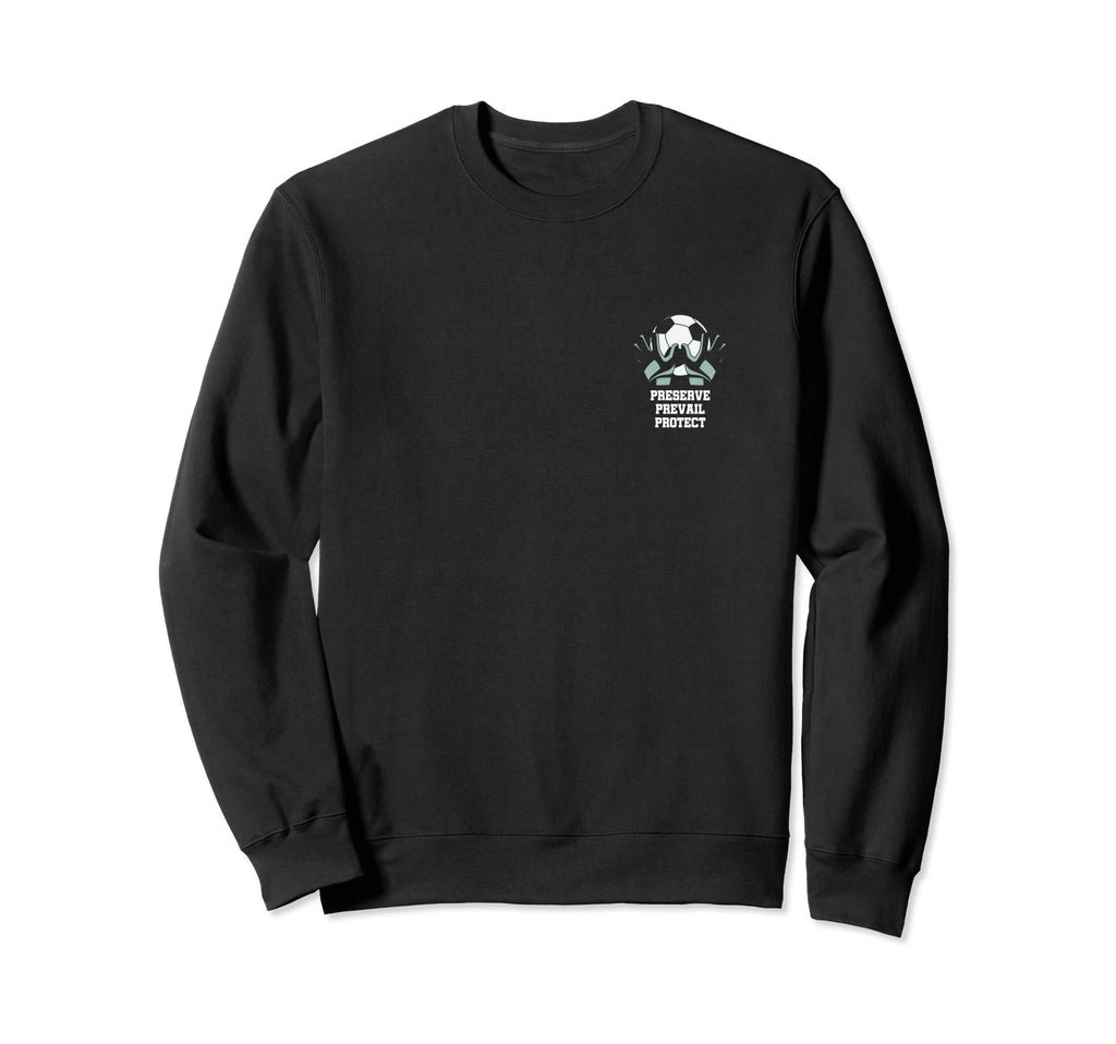Soccer Goalkeeper Chest Goalkeeper Sweatshirt - Novelty Apparel Unisex