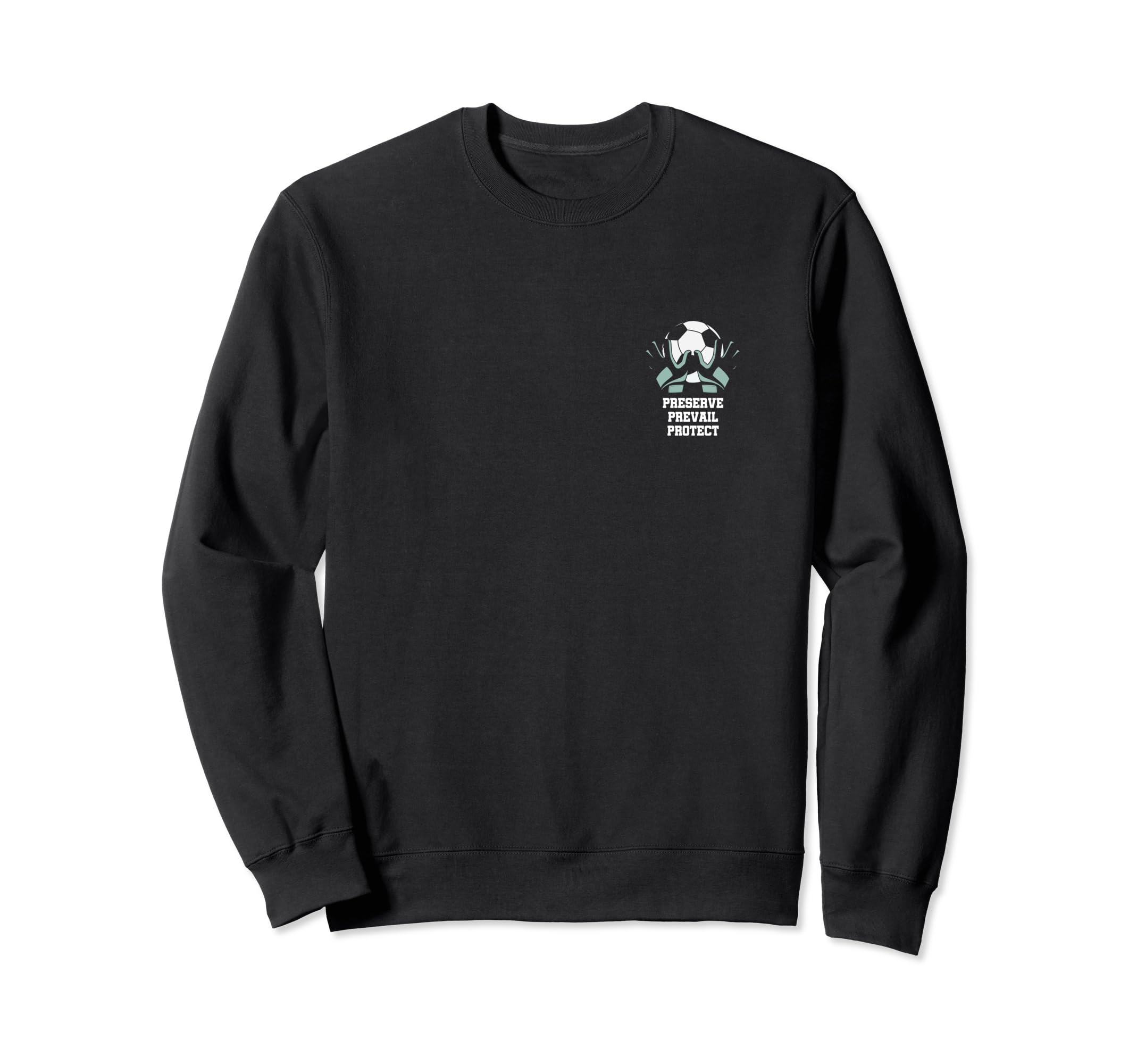Soccer Goalkeeper Chest Goalkeeper Sweatshirt - Novelty Apparel Unisex