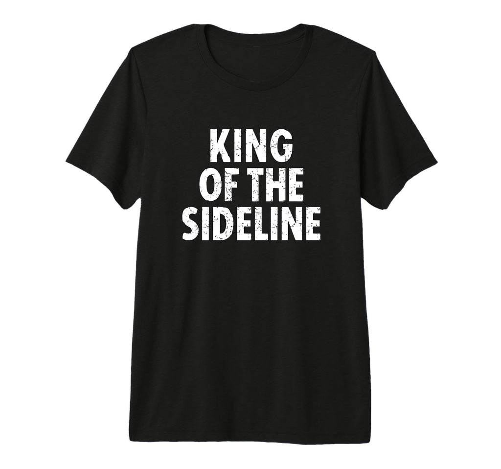 Mens Soccer Dad King Sideline Funny Tri T-Shirt - Graphic Print Men Women