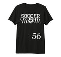 Soccer Mom Jersey Number 56 Favorite T-Shirt - Fun Novelty Design Unisex