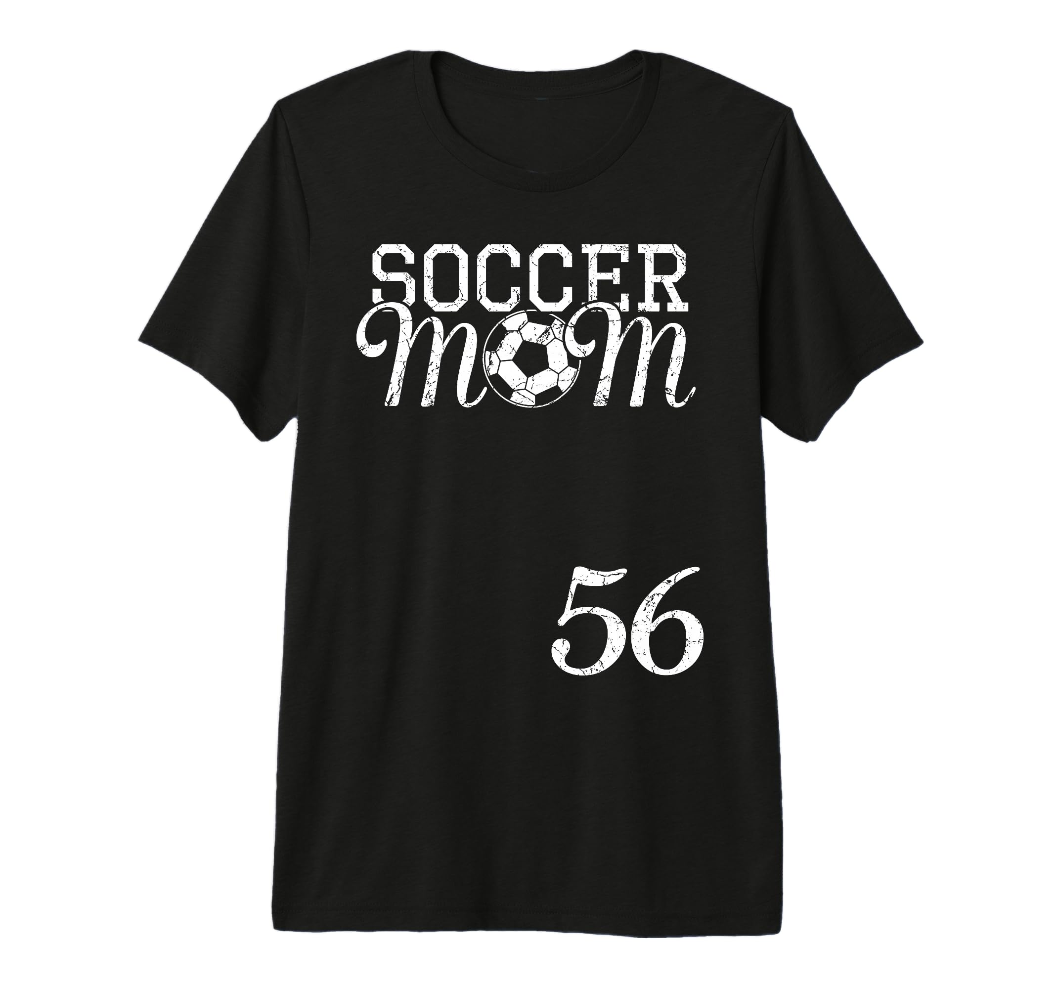Soccer Mom Jersey Number 56 Favorite T-Shirt - Fun Novelty Design Unisex