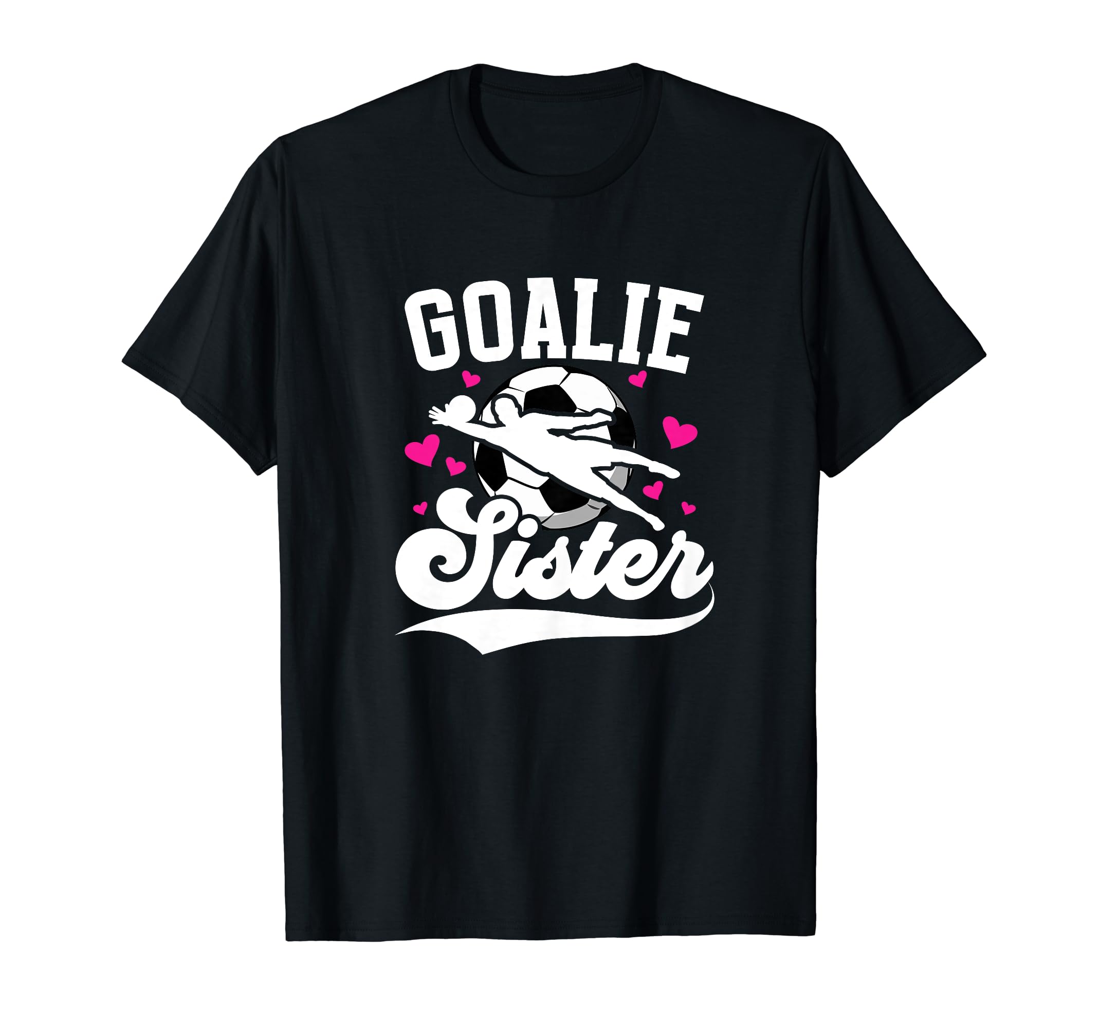 Soccer Goalie Sister Soccer T-Shirt - Custom Art Print for Adults