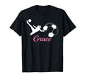 Grace Name Gift Personalized Soccer T-Shirt - Aesthetic Graphic Unisex