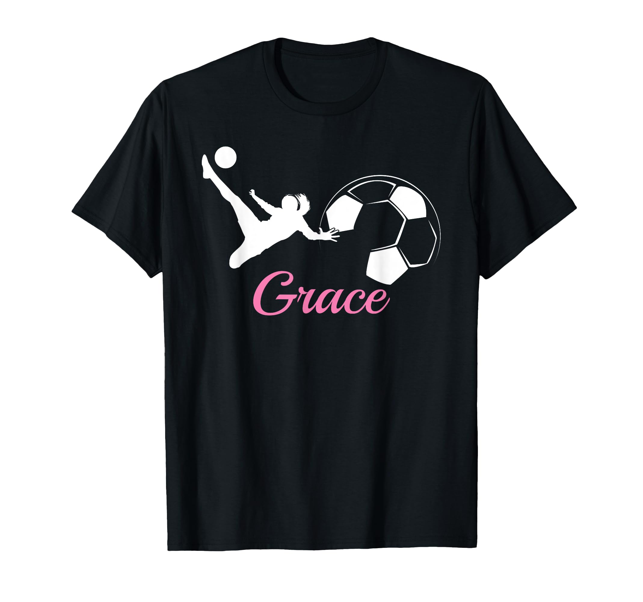 Grace Name Gift Personalized Soccer T-Shirt - Aesthetic Graphic Unisex