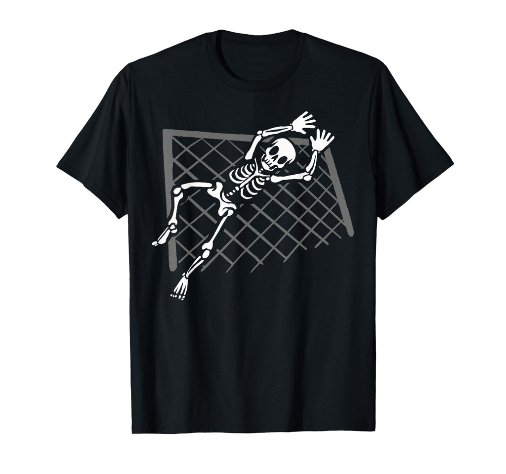 Skeleton Goalkeeper T-Shirt - Unique Graphic Unisex