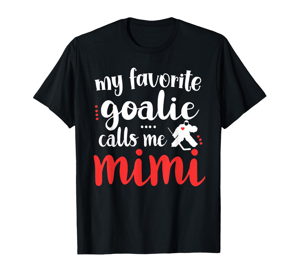 Proud Ice Hockey Goalie Mimi Hockey T-Shirt - Graphic Print Men Women
