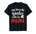 Proud Ice Hockey Goalie Mimi Hockey T-Shirt - Graphic Print Men Women