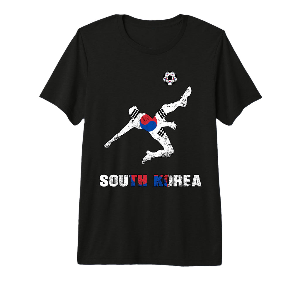 South Korea Football Soccer Game T-Shirt - Casual Everyday Wear Unisex