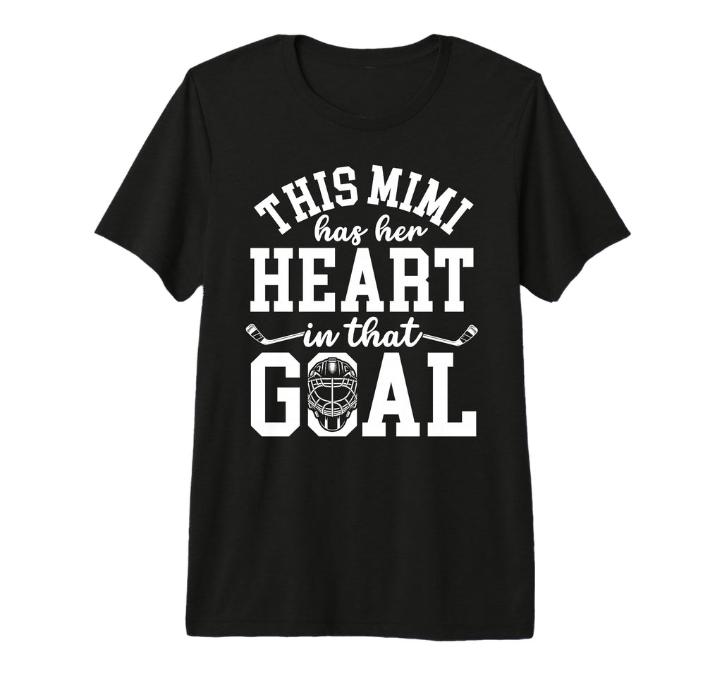 Proud Hockey Goalie Mimi Hockey T-Shirt - Unique Graphic Men Women