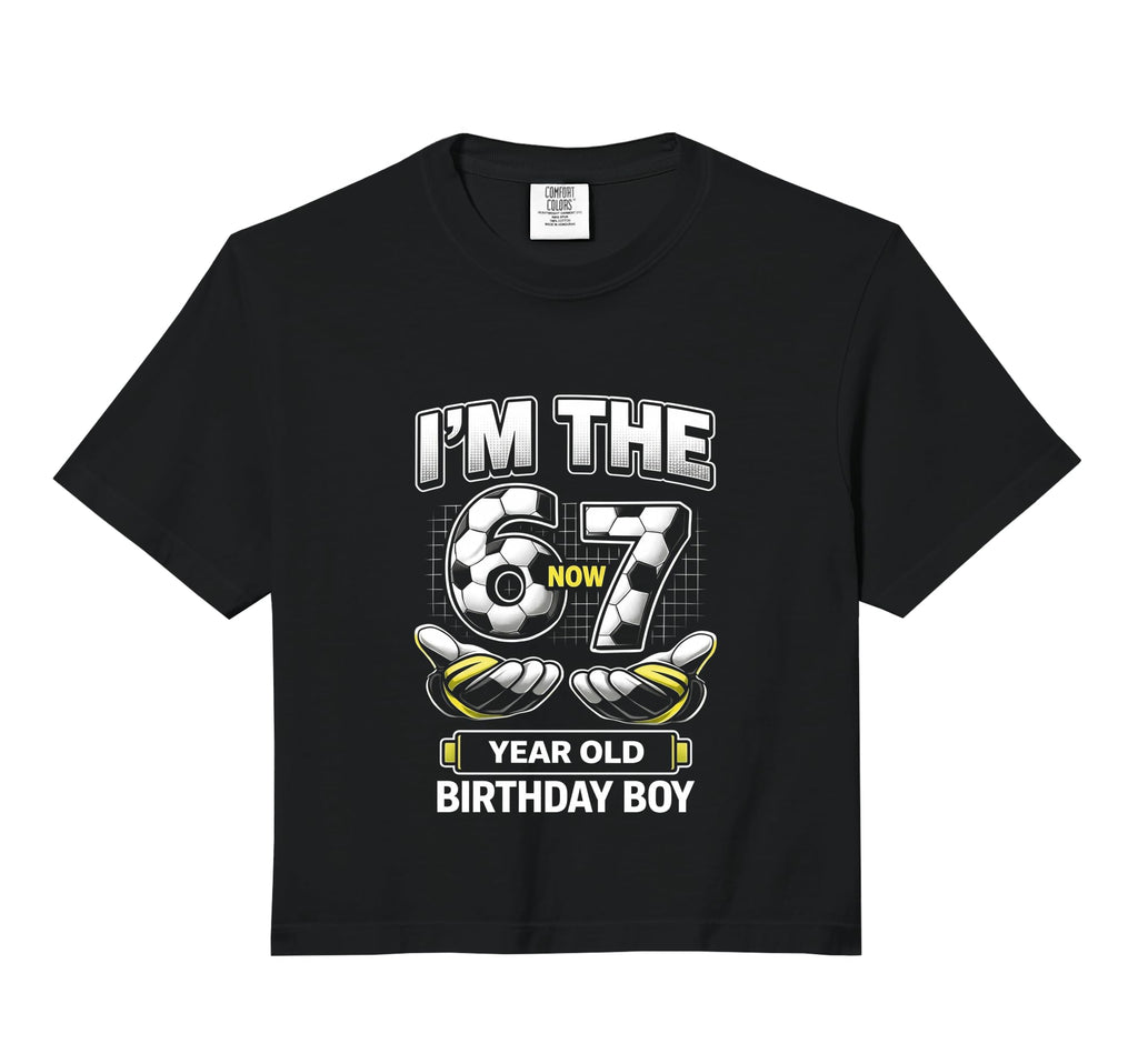 Birthday I Was 6 Now Im 7 Six Seven T-Shirt - Graphic Print Men Women