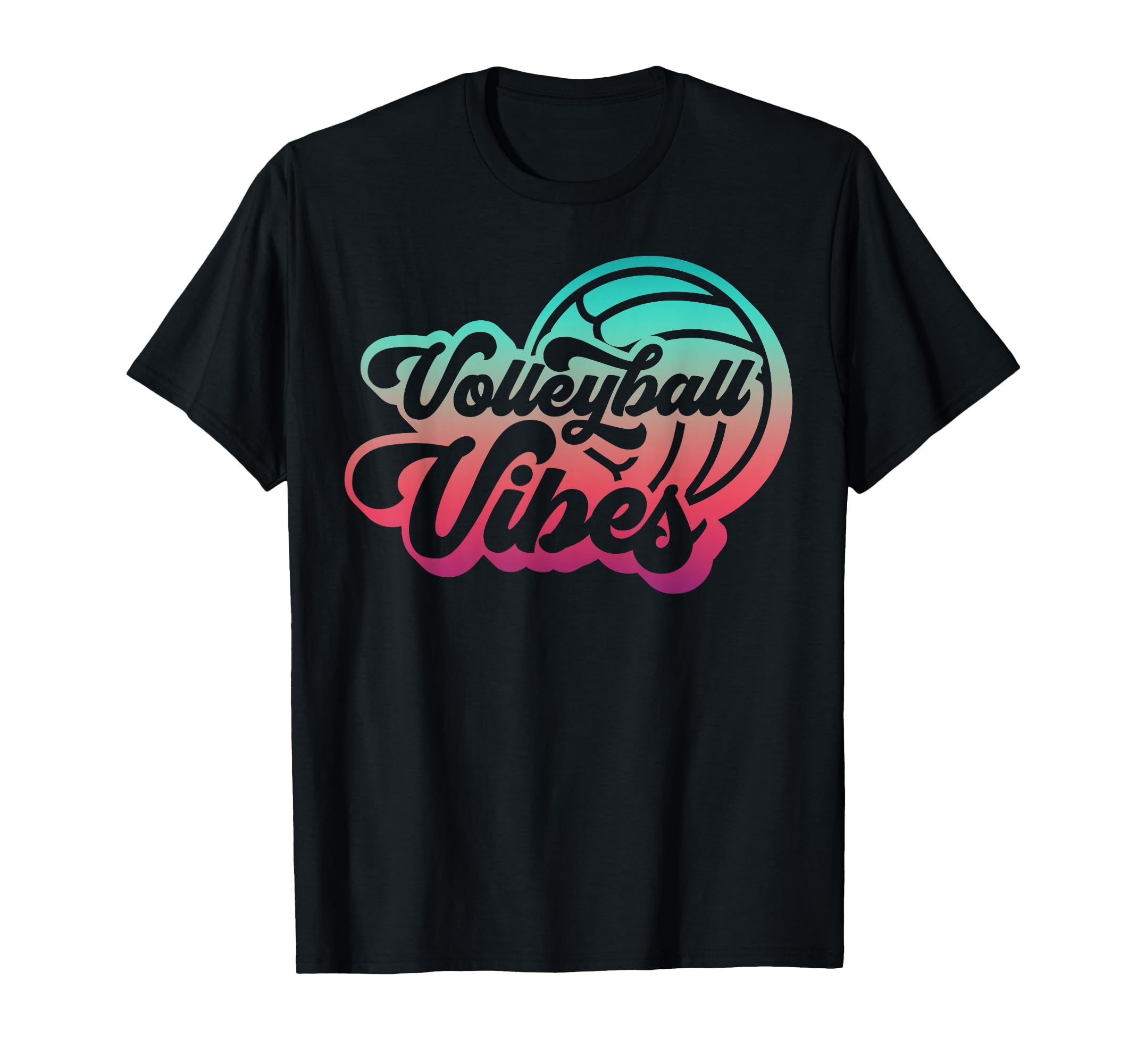Volleyball Vibes Game Day Volley T-Shirt - Casual Everyday Wear for Adults