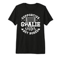 Soccer Goalie Sister Supportive Soccer T-Shirt - Unique Graphic Unisex