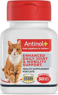 Plus, Mobility, Hip, and Joint Supplement for Cats, Green-Lipped Mussels and Krill Oil - Cat Joint Supplement, 30 Soft Gels