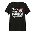 My Brother Hockey Goalie Sister Hockey T-Shirt - Unique Graphic for Adults