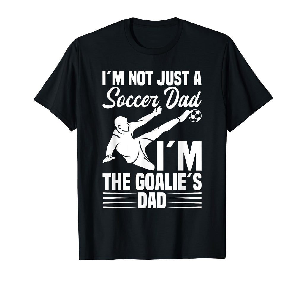 Soccer Goalie Dad Fater Soccer Player T-Shirt - Minimalist Print Men Women