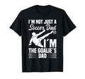 Soccer Goalie Dad Fater Soccer Player T-Shirt - Minimalist Print Men Women