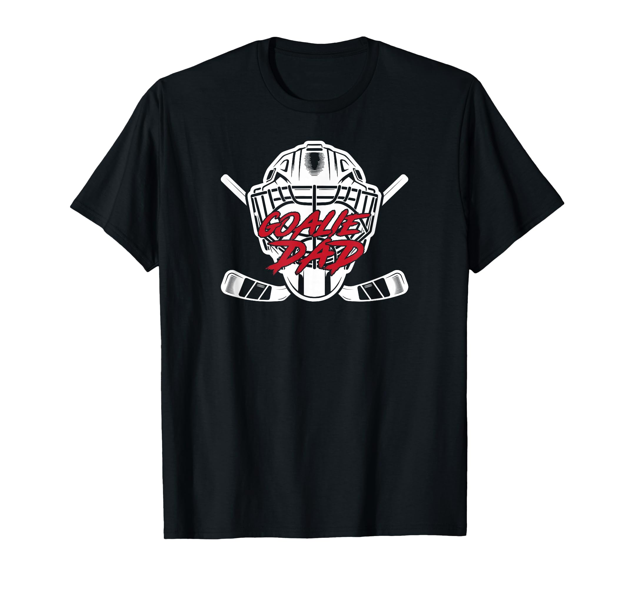 Ice Hockey Goalie Dad Hockey Keeper T-Shirt - Custom Art Print Men Women