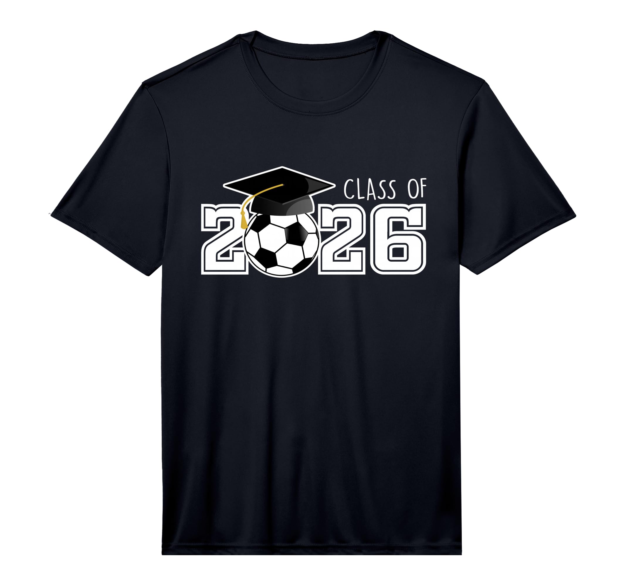 Mens Class 2026 Senior 2026 Soccer T-Shirt - Custom Art Print for Adults