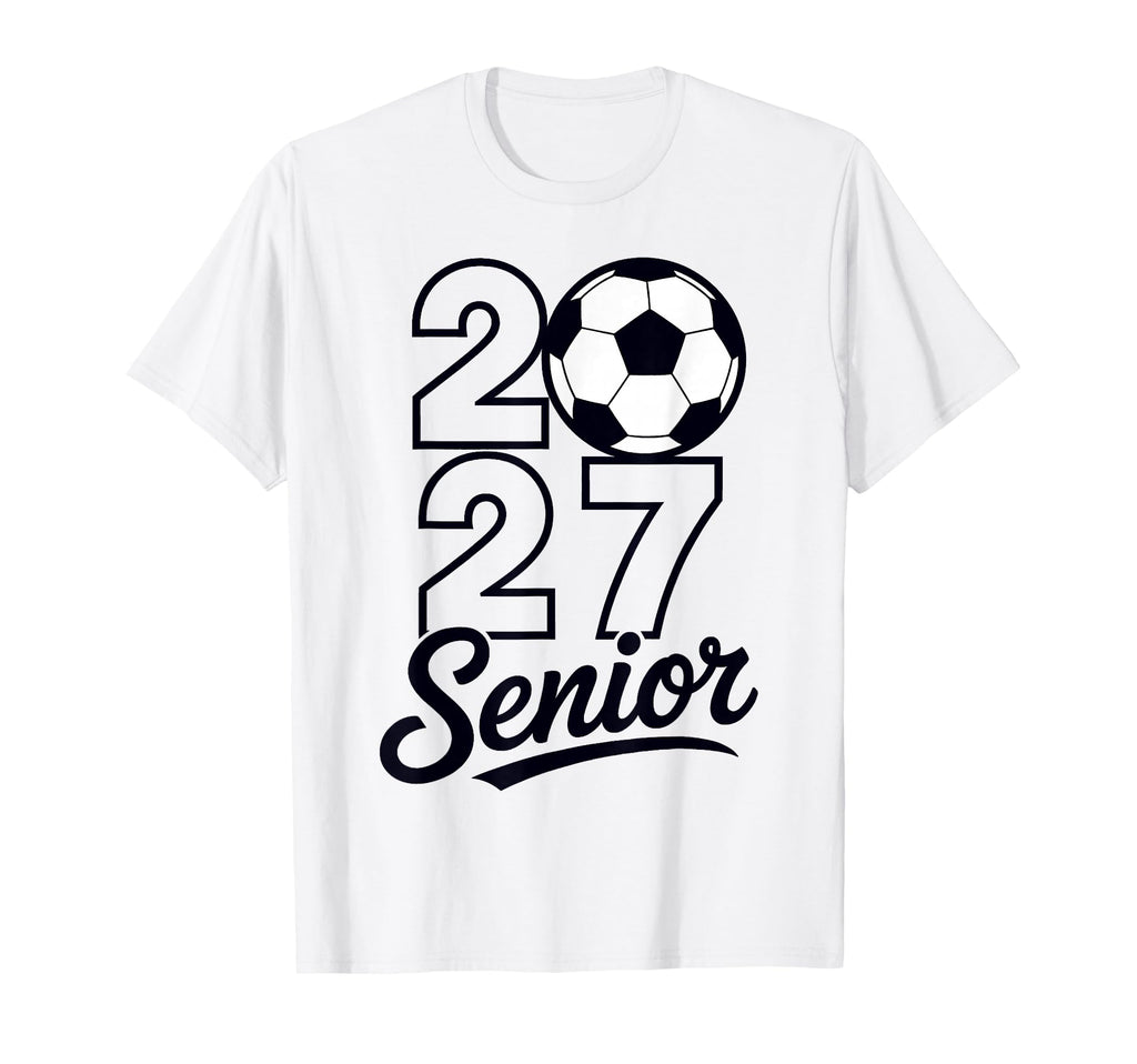 Class 2027 Senior Soccer Mens T-Shirt - Custom Art Print Unisex