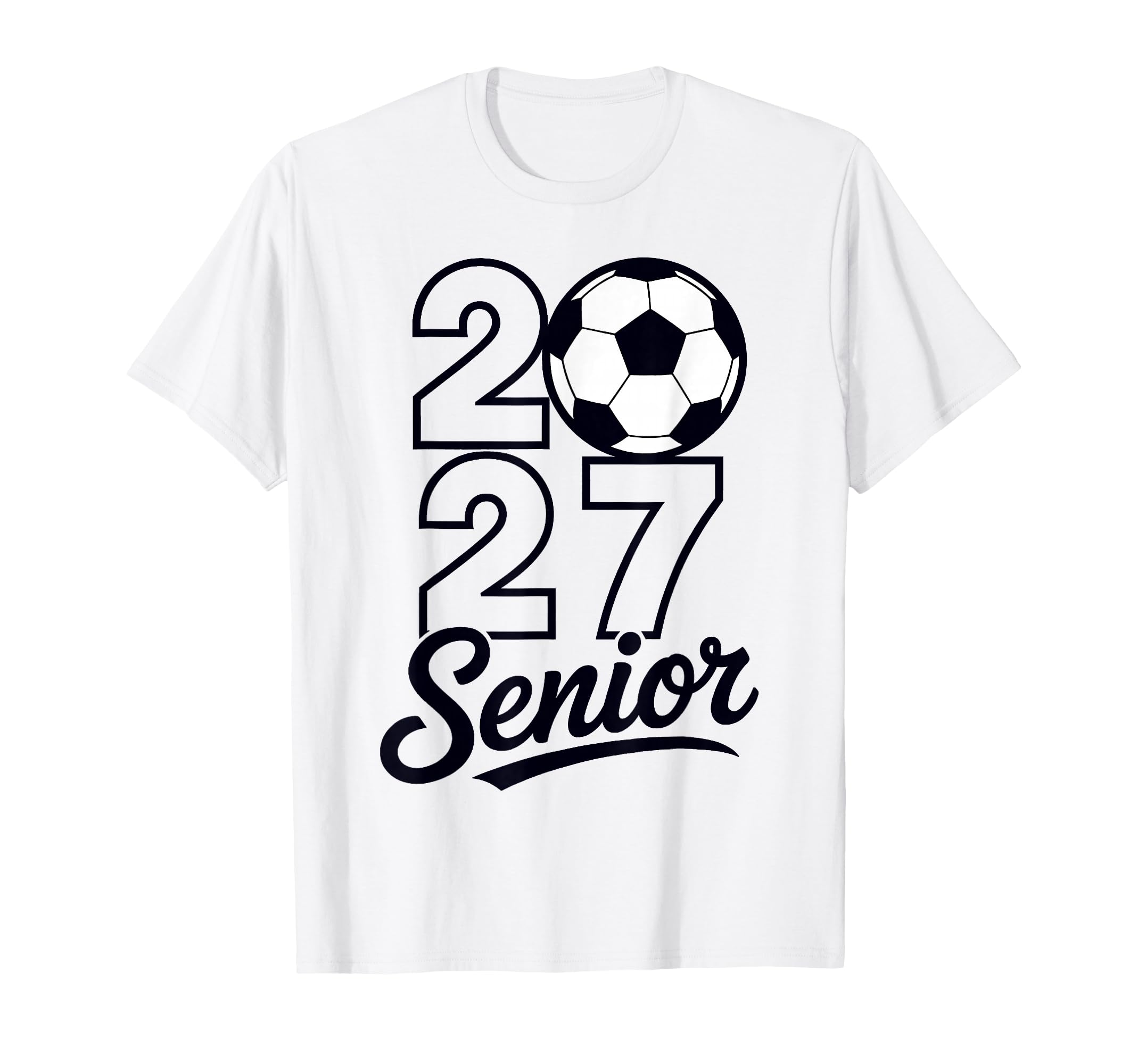 Class 2027 Senior Soccer Mens T-Shirt - Custom Art Print Unisex