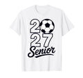 Class 2027 Senior Soccer Mens T-Shirt - Graphic Print Men Women