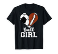 Ball Heart Funny Soccer Football T-Shirt - Trendy Graphic Men Women