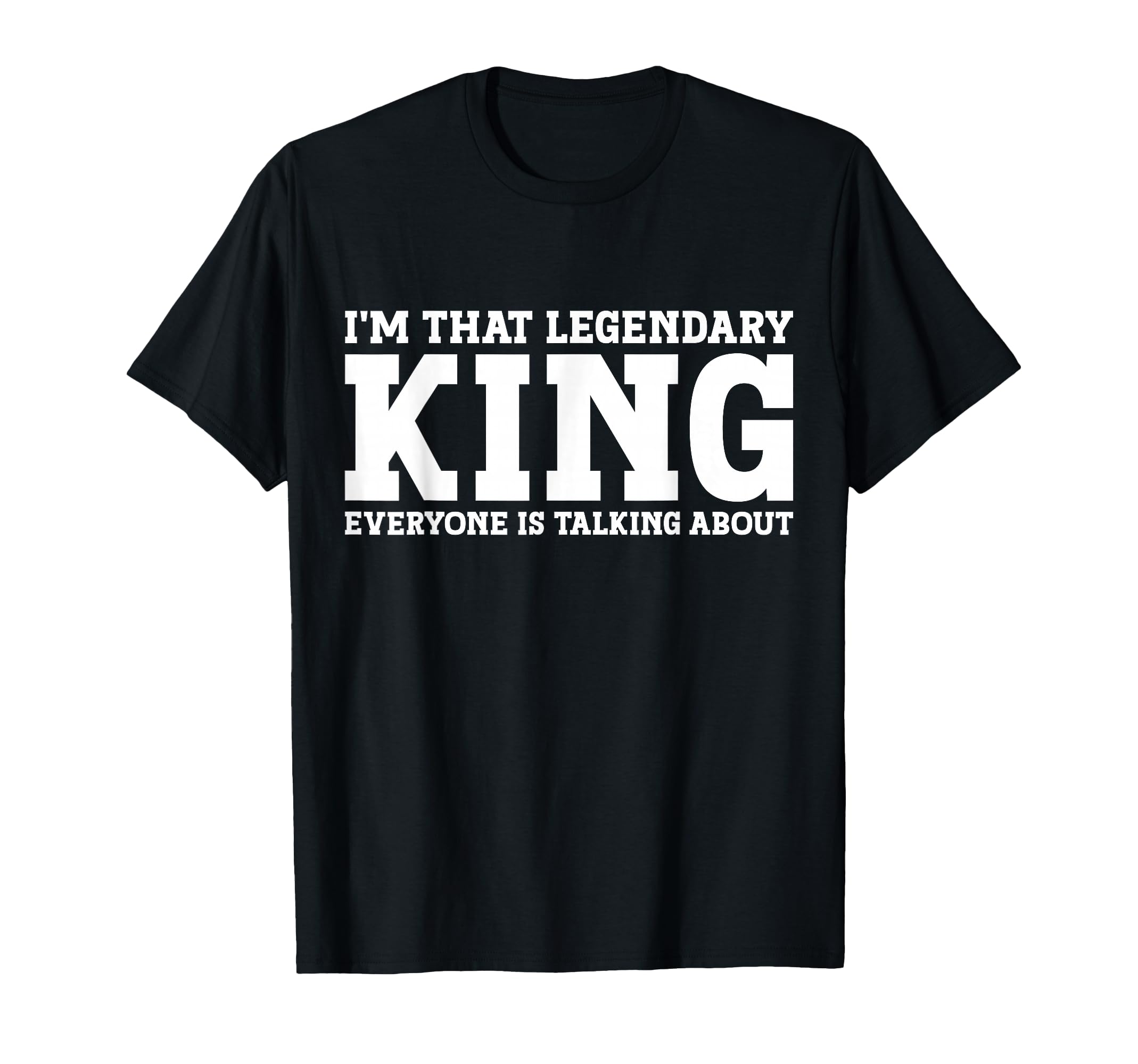 King Gifts King Name Birthday Gifts T-Shirt - Minimalist Print Unisex