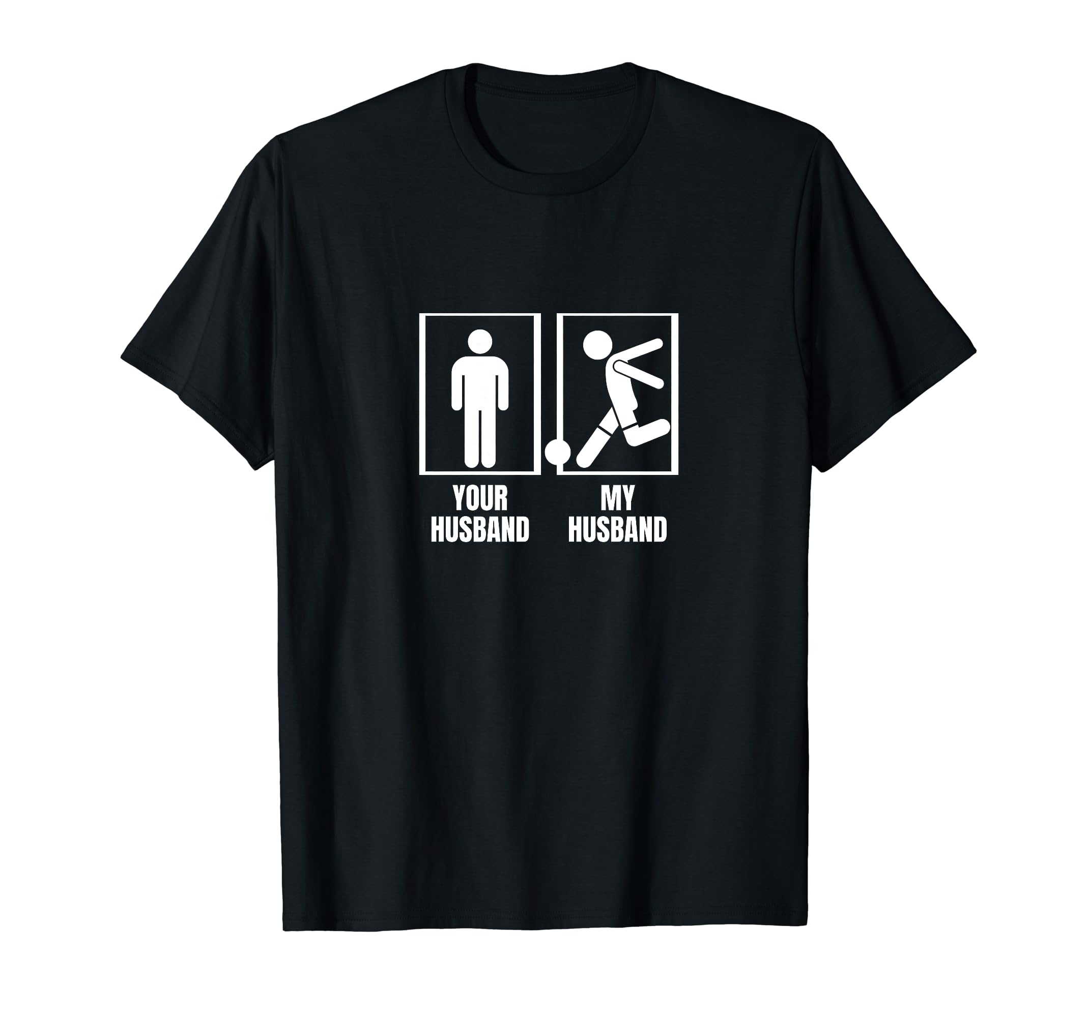 Soccer Player Your Husband My Husband T-Shirt - Minimalist Print Unisex