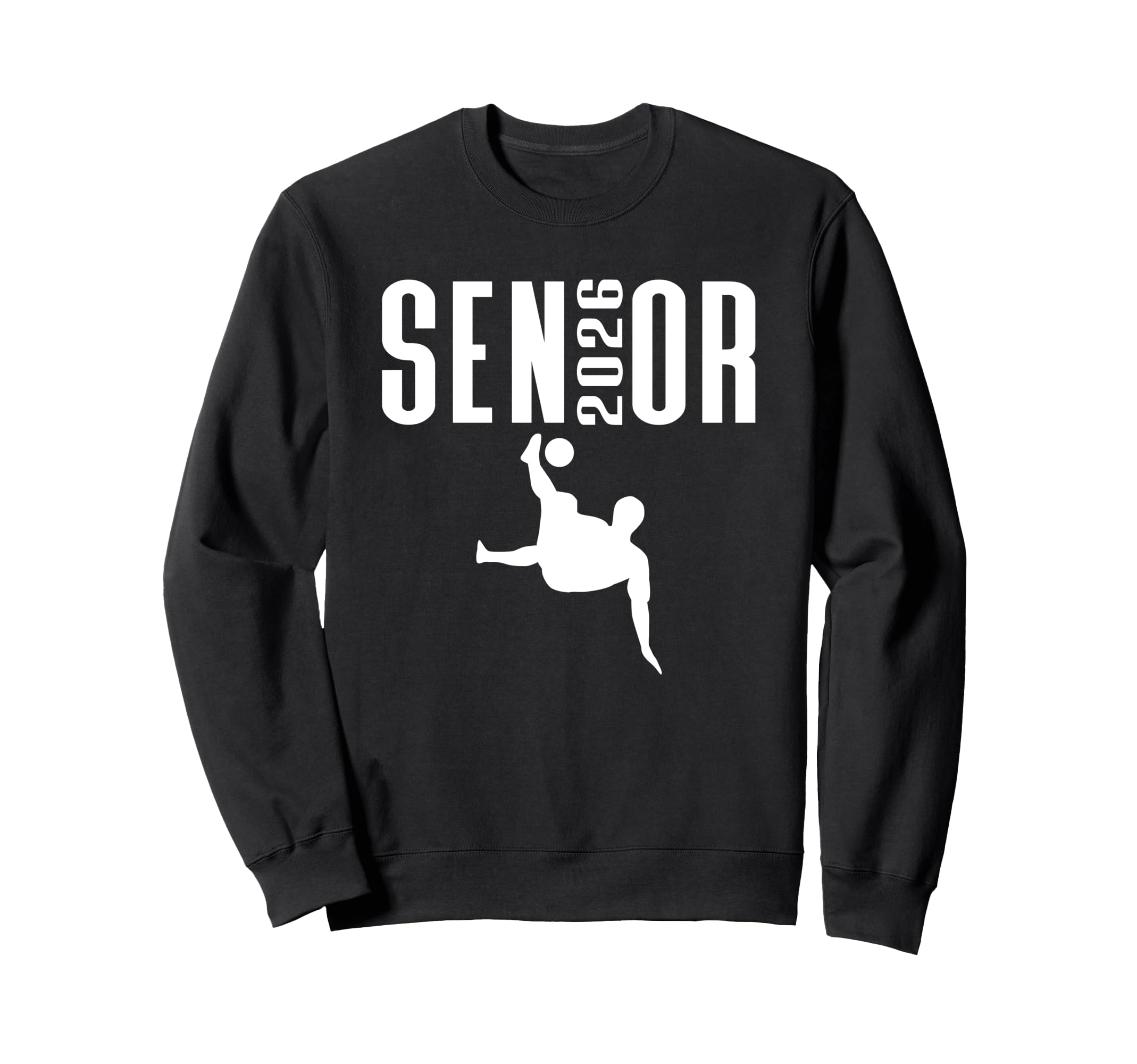 Class 2026 Senior Sports Themed Soccer Sweatshirt - Unique Graphic Unisex
