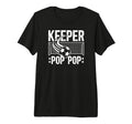 Mens Soccer Keeper Pop Pop Soccer T-Shirt - Aesthetic Graphic for Adults