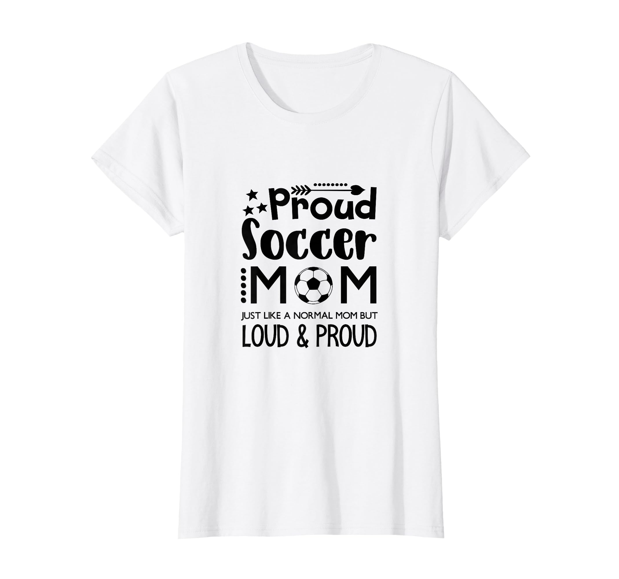 Loud Proud Soccer Mom Mothers Gift T-Shirt - Novelty Apparel for Adults
