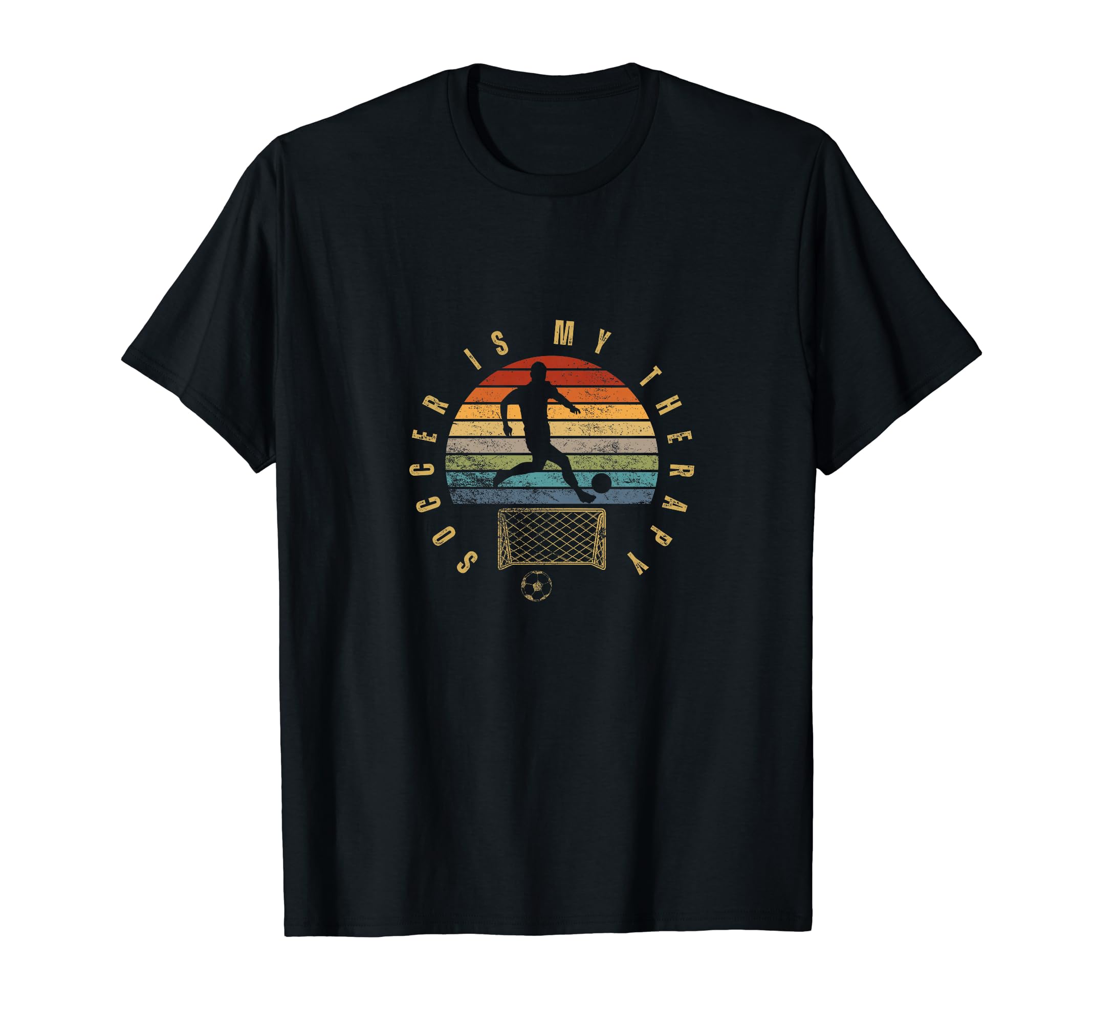 Soccer Is My Therapy Funny Soccer Player T-Shirt - Custom Art Print Unisex