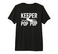 Mens Soccer Keeper Pop Pop Soccer T-Shirt - Minimalist Print Men Women