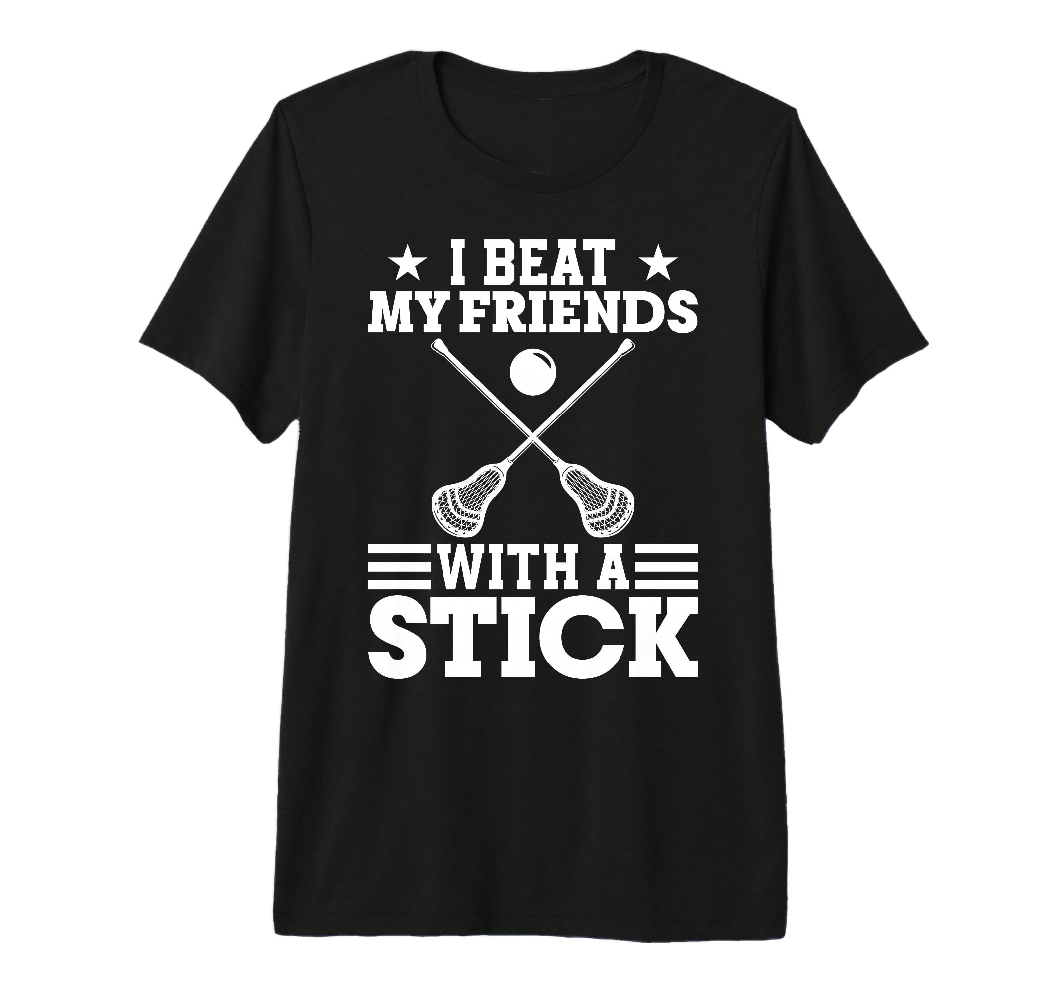 Lacrosse Goalie Tri Blend T-Shirt - Trendy Graphic for Adults