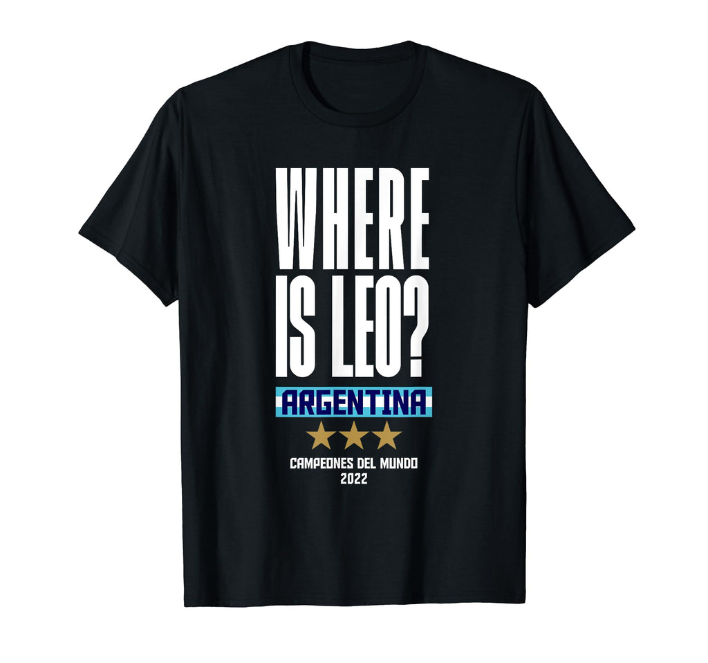 Argentina World Champion 2022 Soccer Fans T-Shirt - Novelty Apparel Unisex