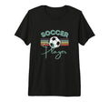Soccer Player Fun Tri Blend T-Shirt - Fun Novelty Design Men Women