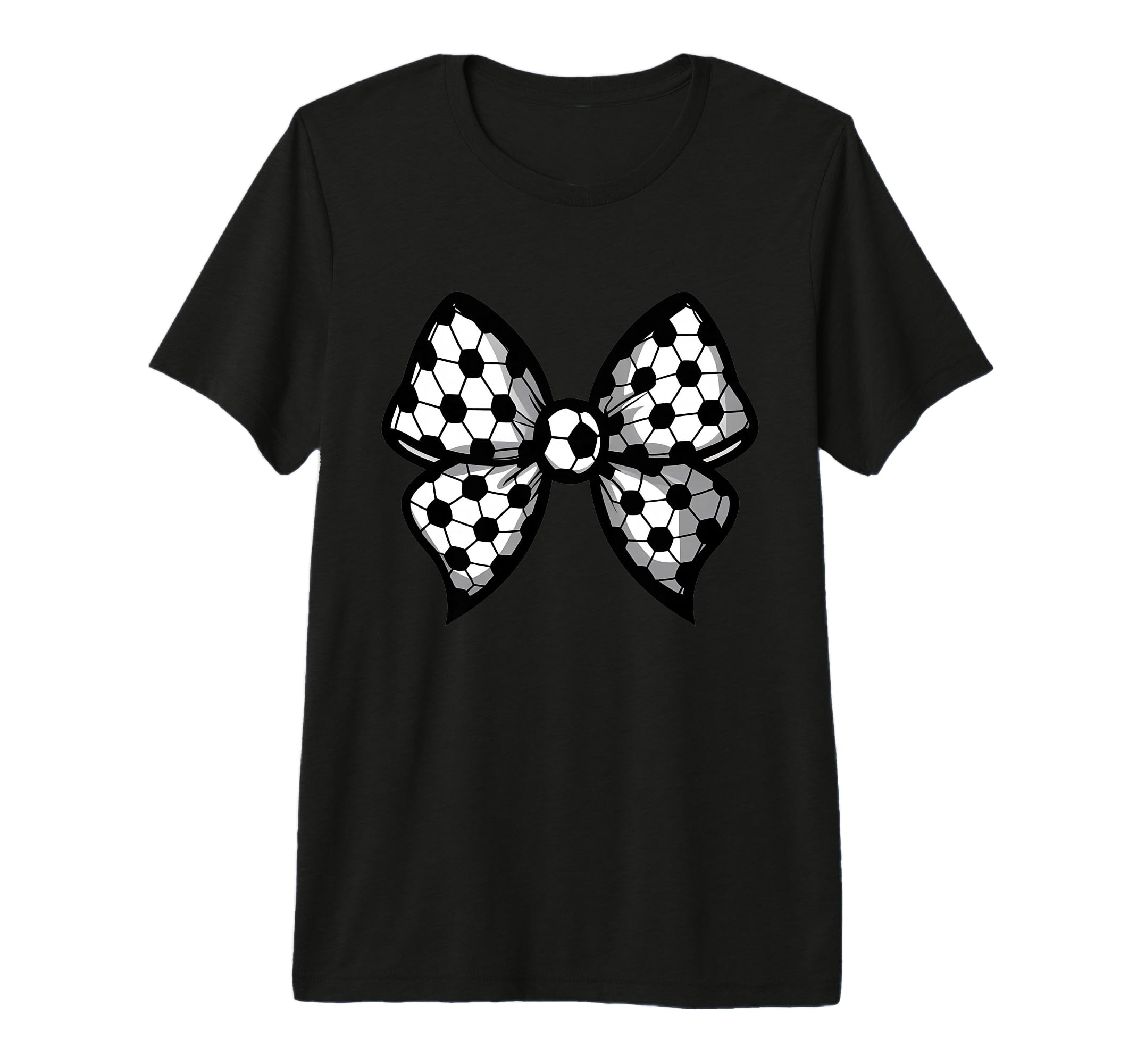 Coquette Bow Soccer Ball Mom Life T-Shirt - Streetwear Style Men Women