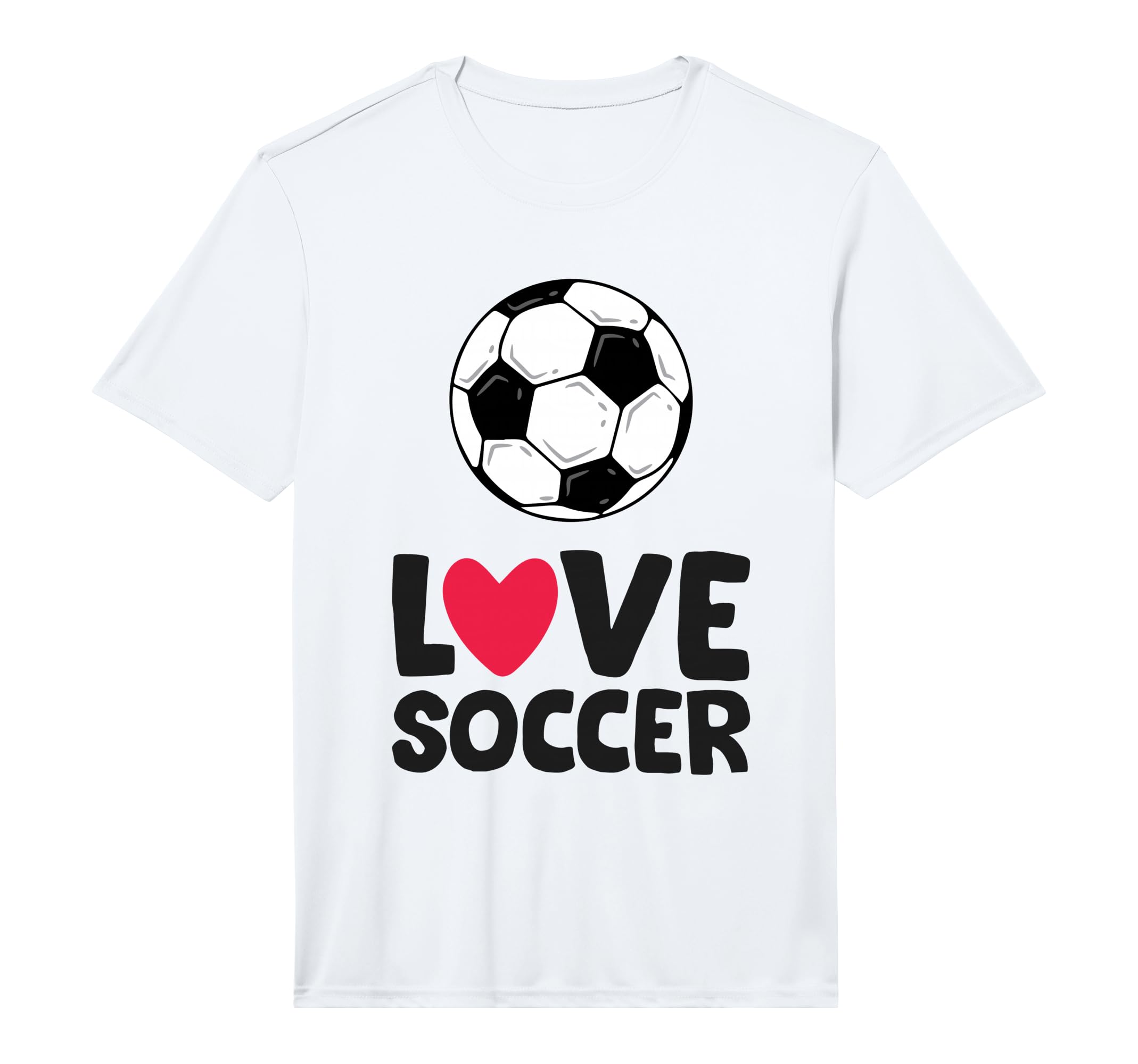 Love Soccer Funny Soccer Player T-Shirt - Minimalist Print for Adults