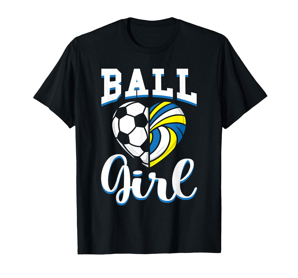 Ball Soccer Volleyball Lovers T-Shirt - Casual Everyday Wear for Adults