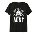 Funny Hockey Keeper Aunt Hockey Goalie T-Shirt - Minimalist Print Unisex
