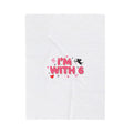 Valentine's 'I with 6 for 7' Meme Velveteen Plush Blanket