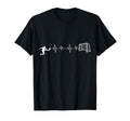 Soccer Player Kicking Ball Sports T-Shirt - Casual Everyday Wear Unisex
