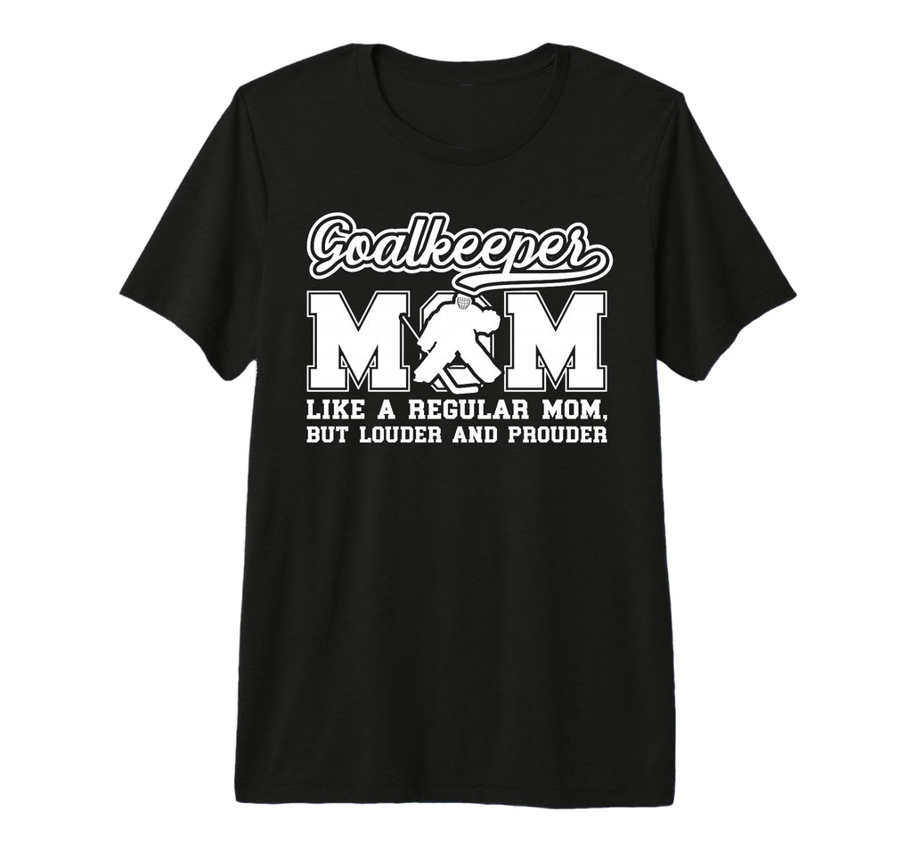 Hockey Goalkeeper Mom Ice Hockey T-Shirt - Aesthetic Graphic for Adults