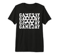 Soccer Lover Coquette Bow Game Day T-Shirt - Minimalist Print Men Women