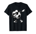 Dabbing Soccer Ball Soccer Sports T-Shirt - Minimalist Print Men Women