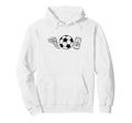 Pizza Beer Soccer Hoodie - Casual Everyday Wear Unisex