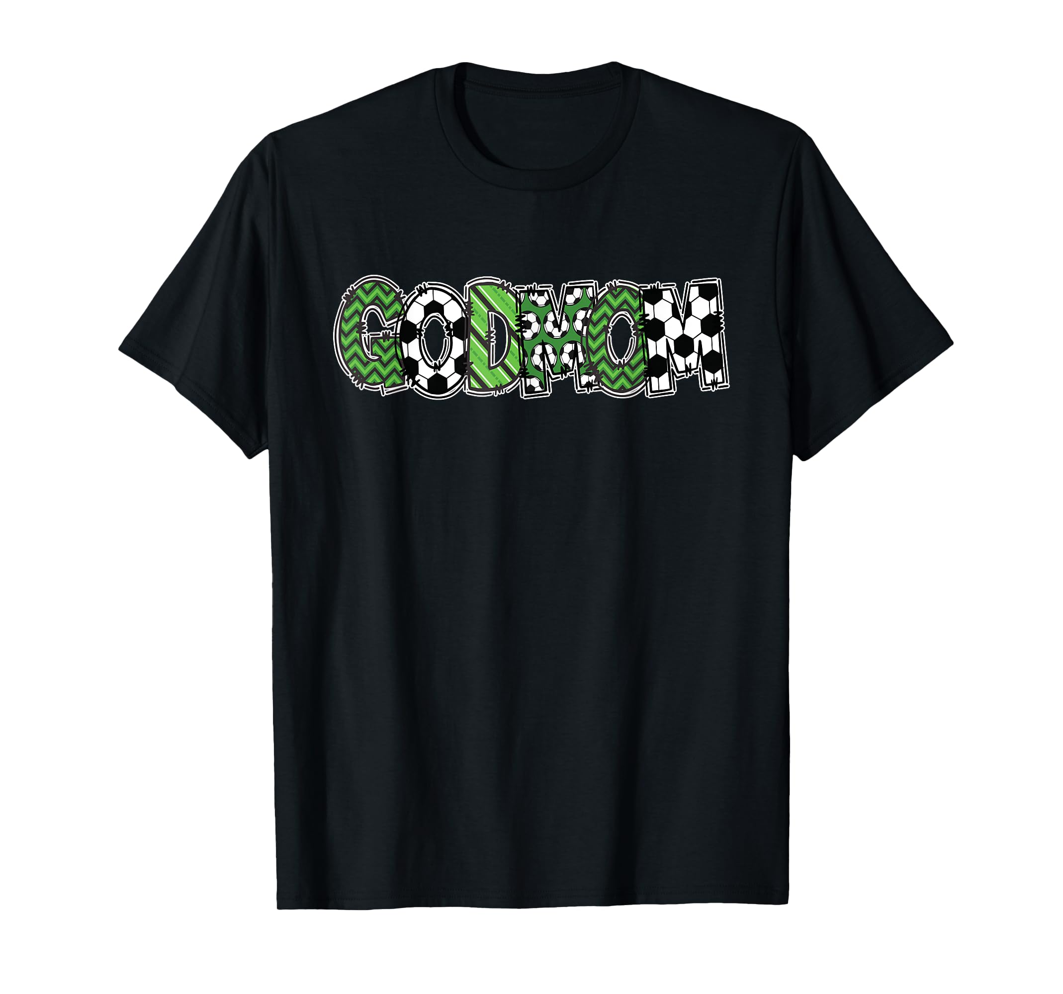 Soccer Mommy Godmom Birthday Party T-Shirt - Casual Everyday Wear Unisex